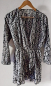 Preview: Bluse Tunika Snake Print grey