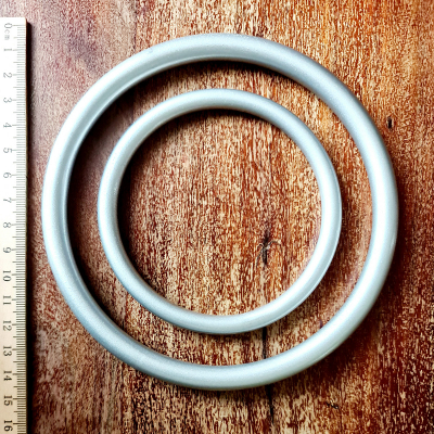 Aluminium Ring Set SILVER
