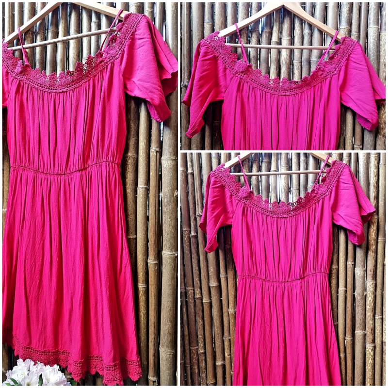 Blouse dress red