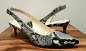 Preview: Pumps Snake Print grey