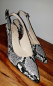 Preview: Pumps Snake Print grey