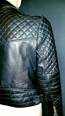 Lederjacke "Biker-Style"