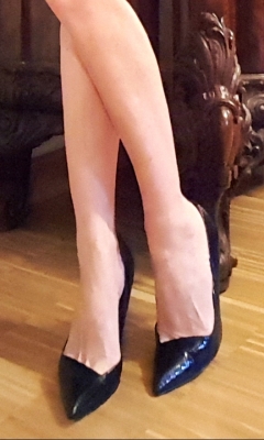 leather pumps
