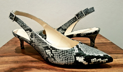 Pumps Snake Print grey