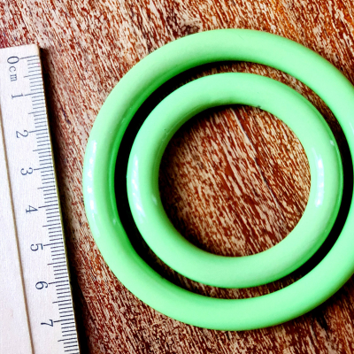 Steel ring set GREEN