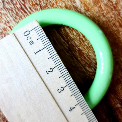 Steel ring set GREEN