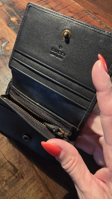 Leder Portemonnaie