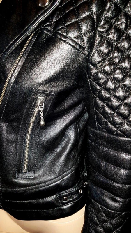 Lederjacke "Biker-Style"