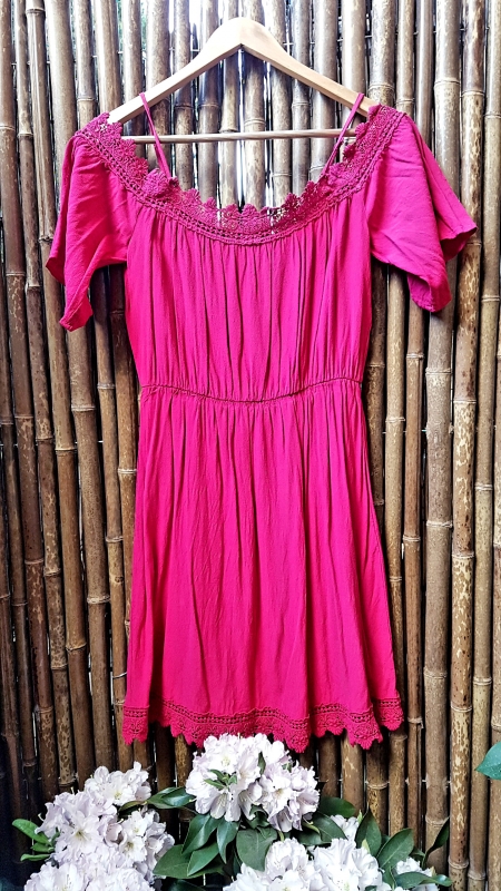 Blouse dress red